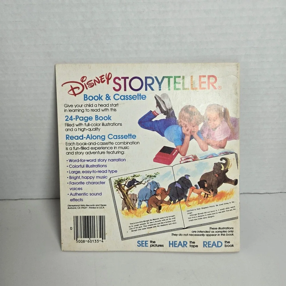 VTG Walt Disney Presents The Story Of Brer Rabbit and the Tar Baby Book Only